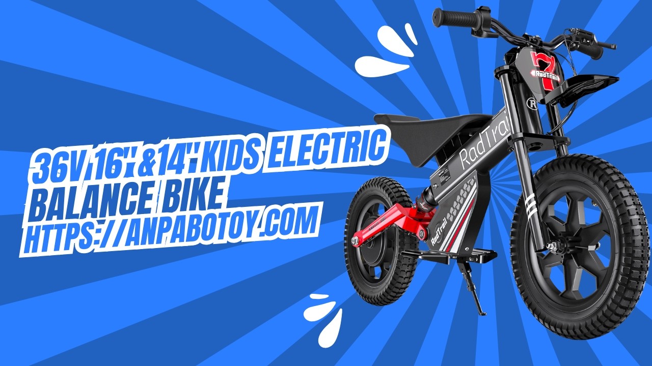 The Best Surprise Ever! 🎁 First Ride on the Anpabo 24V Electric Bike 14 inch