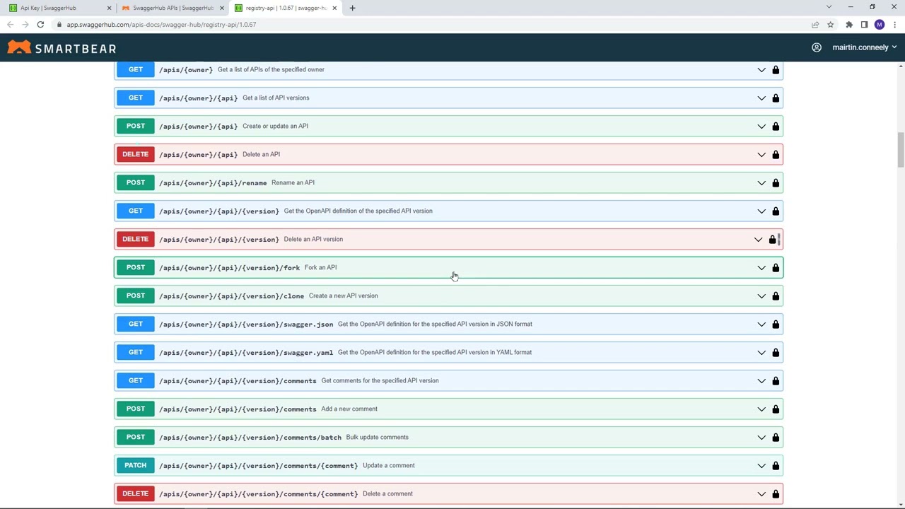 SwaggerHub Standardization check via API