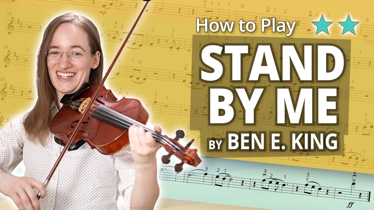 How to Play Stand By Me - Ben E. King | Intermediate Tutorial | Violin Sheet Music + Accompaniment