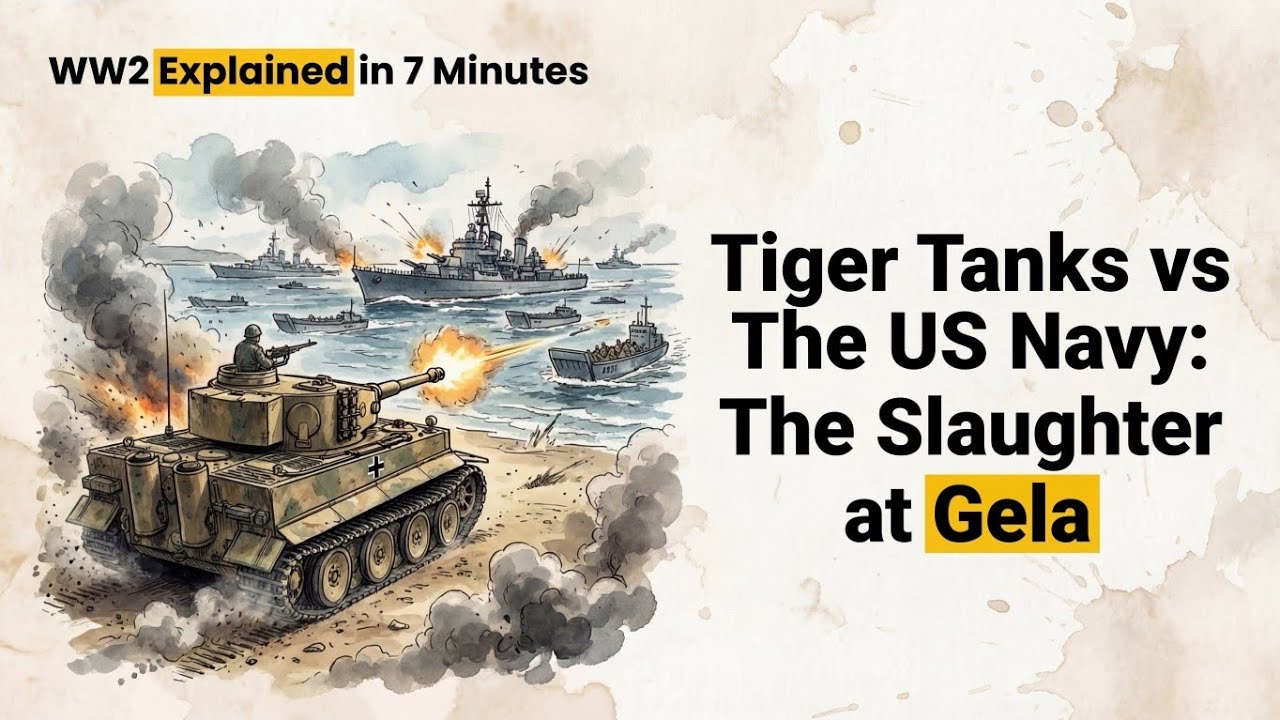 Tiger Tanks vs. The US Navy: The Slaughter at Gela