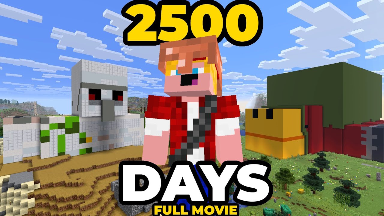 I Survived 2500 Days in Minecraft [FULL MOVIE]