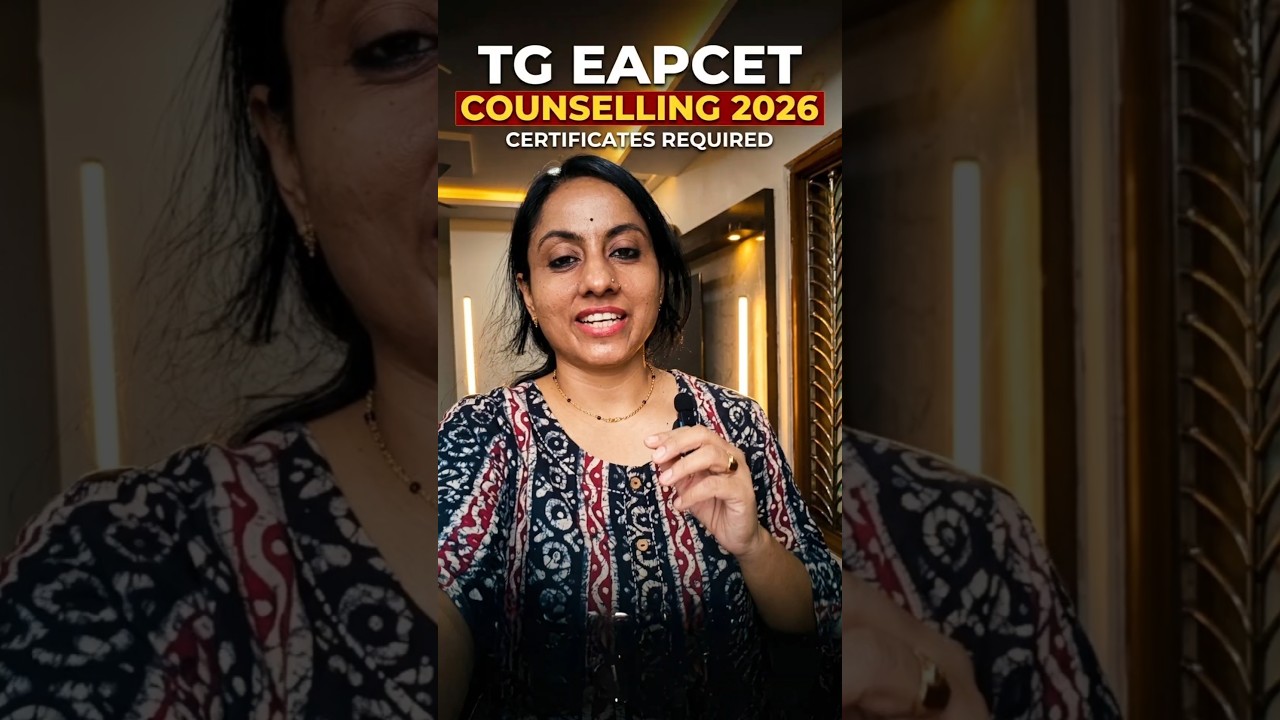 TG EAPCET 2026 Counselling Documents - Don't Miss These! #careerguidance