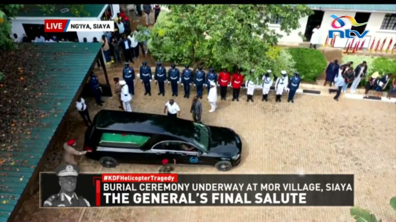 General Francis Ogolla burial in Siaya: Graveside Service Live