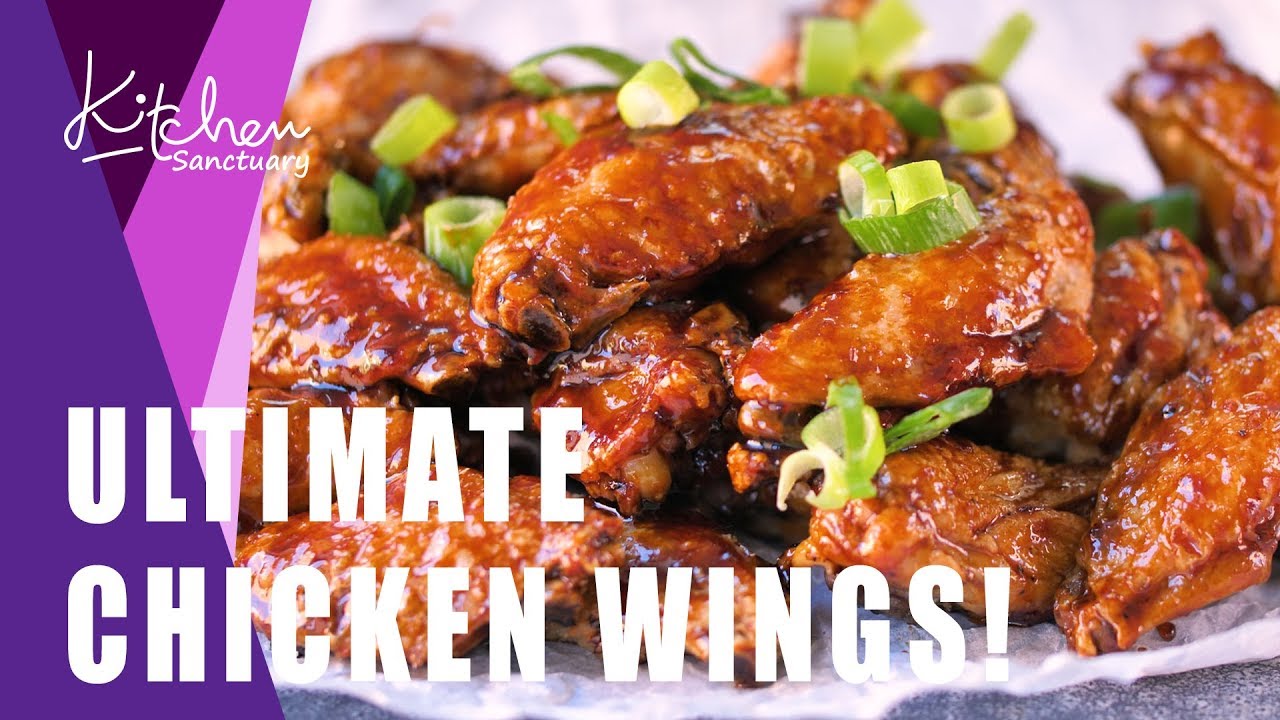 Chicken Wings Recipe - These Asian Sticky AND Crispy Asian Chicken Wings are the best