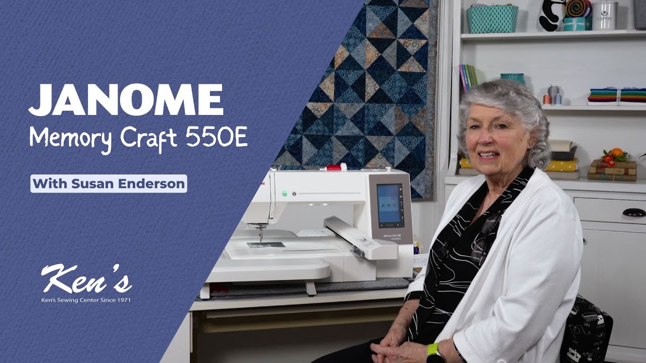 Janome Memory Craft 550E Embroidery Machine