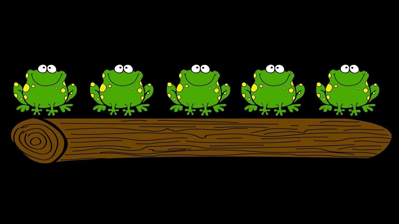 5 Speckled Frogs - CVI Friendly