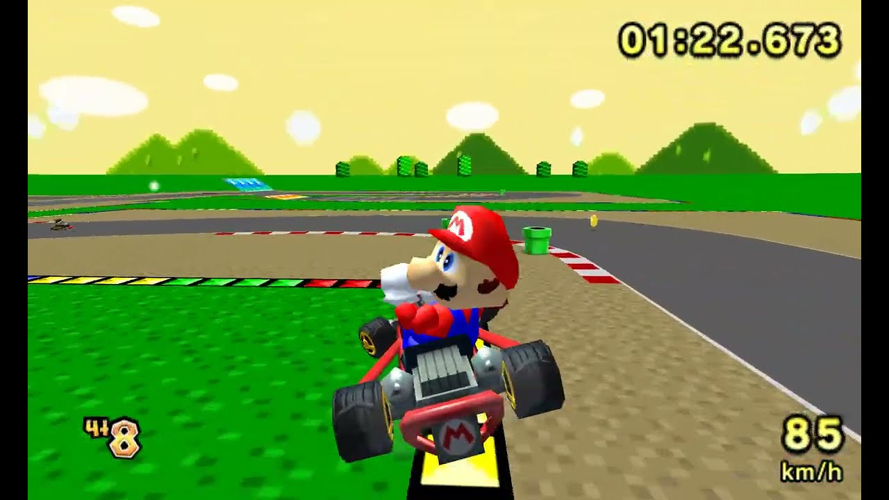 Accurate SNES Mario Circuit 2 by Manfredi - Mario Kart 7: Track Edit [1440p 60fps]