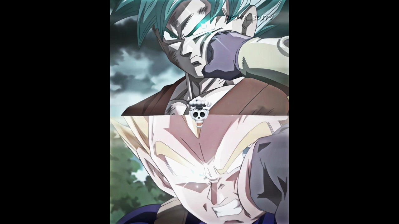 Goku x Vegeta vs Beerus and Frieza ☠️💀 #goku #vegeta #dbs #bills #skulledit