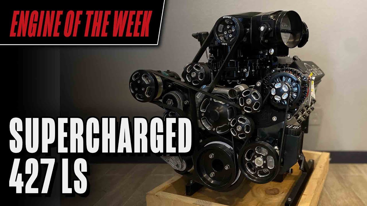 Двигатель Whipple Supercharged 427 куб. дюймов LS от Thompson Motorsports