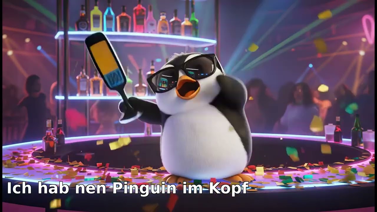 Ich hab nen Pinguin im Kopf 🐧 | Lustiger Party-Song