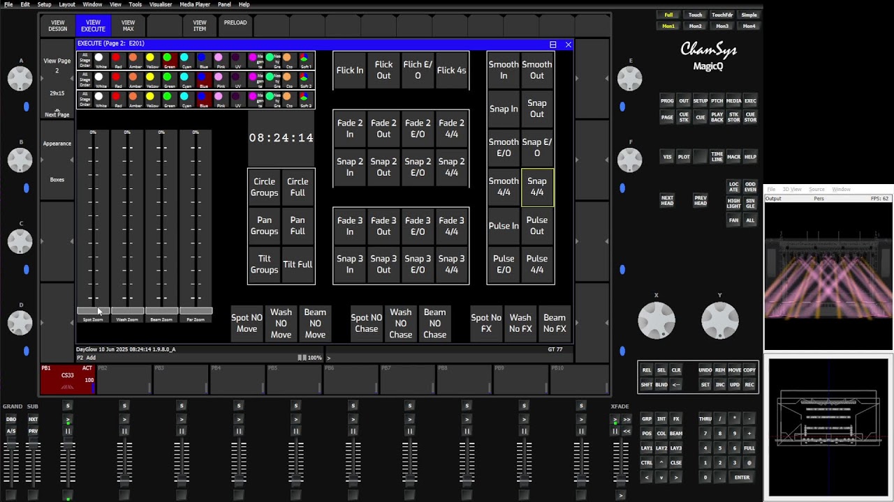 ChamSys #TrainingTuesday Summer Busking Tips Session 2 - Executes, Regions and Soft Palettes