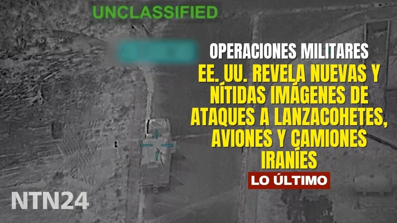 EE. UU. revela nuevas y nítidas imágenes de ataques a lanzacohetes, aviones y camiones iraníes
