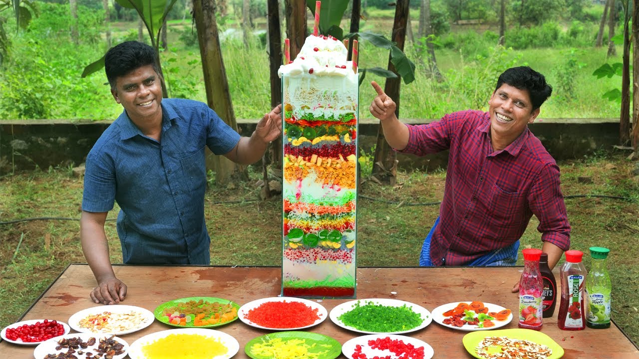 BIGGEST FALOODA | World's Biggest Falooda Making & Eating Challenge