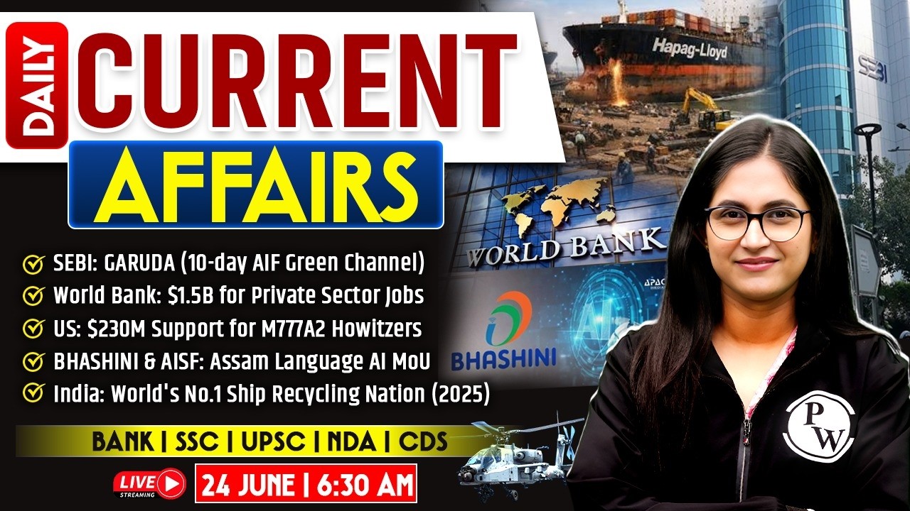 24 June 2026 | Current Affairs Today | Banking Current Affairs 2026 | by Sushmita Ma'am