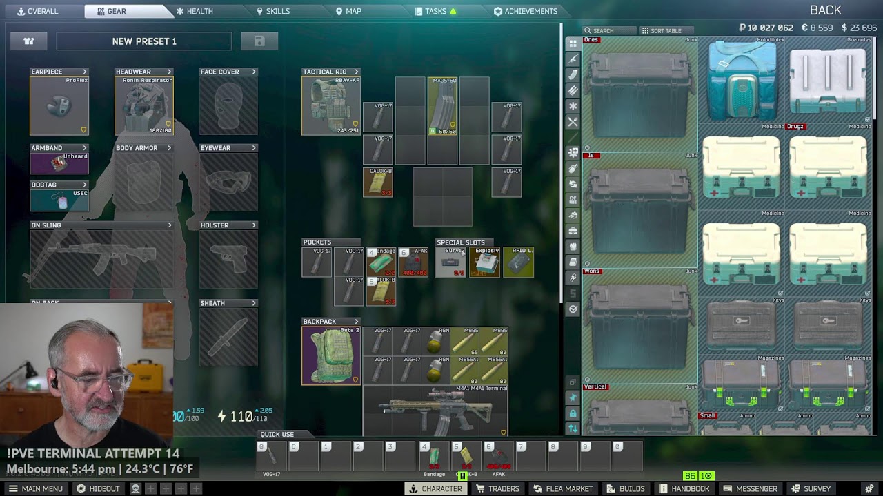 PVE !TERMINAL PRACTICE FOR PESTILY !1LIFE TOMORROW