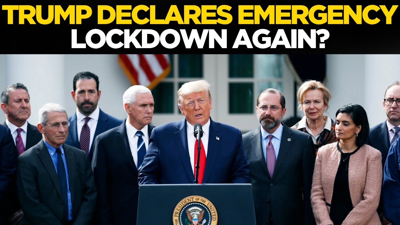 Trump Live | TRUMP DECLARES EMERGENCY LOCKDOWN AGAIN? | Trump Speech | White House