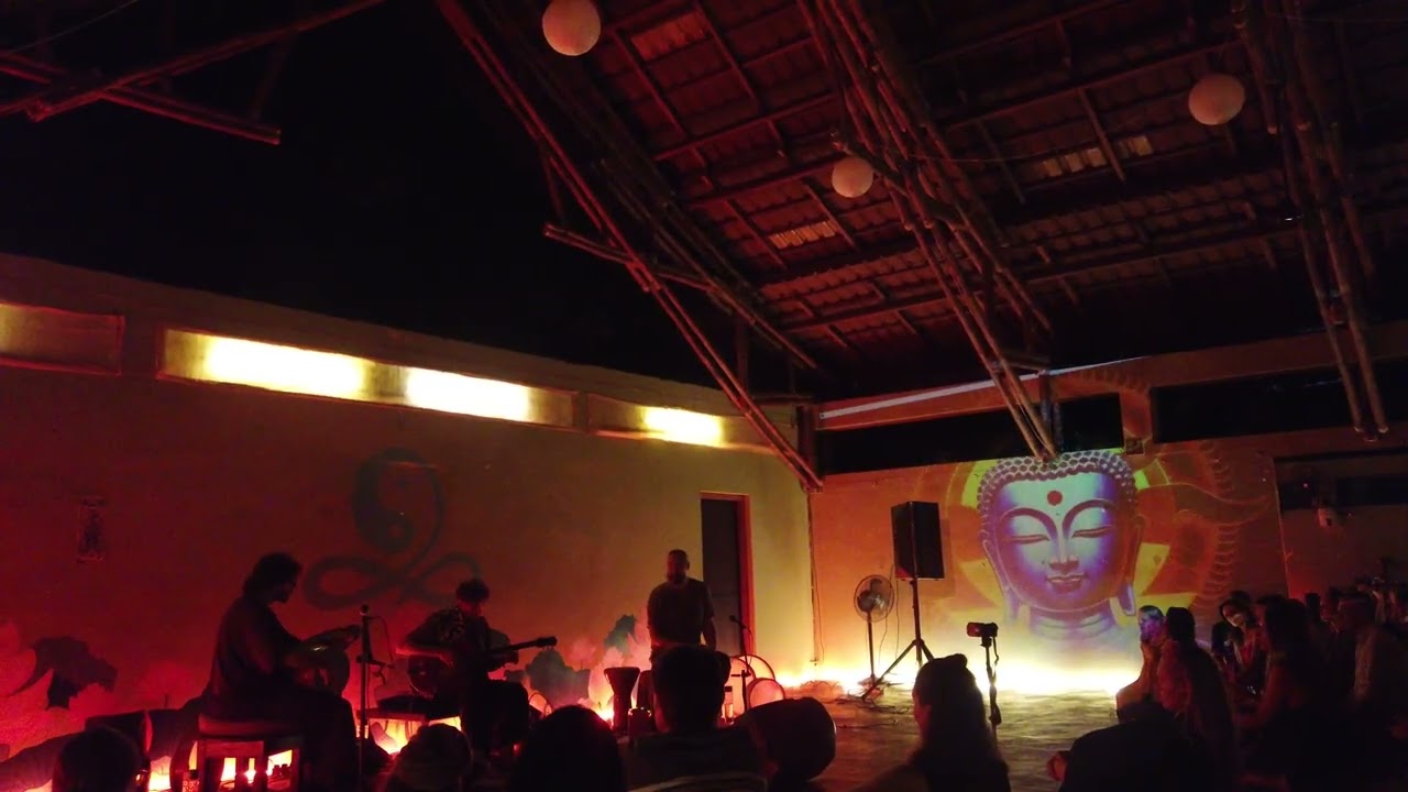 My Video projection perfomance on GOA