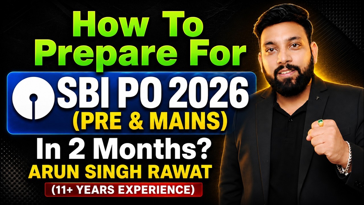 How to Prepare SBI PO 2026 in Just 2 Months | SBI PO 2026 l SBI PO Exam Dates  | Topper&rsquo;s Strategy‼️