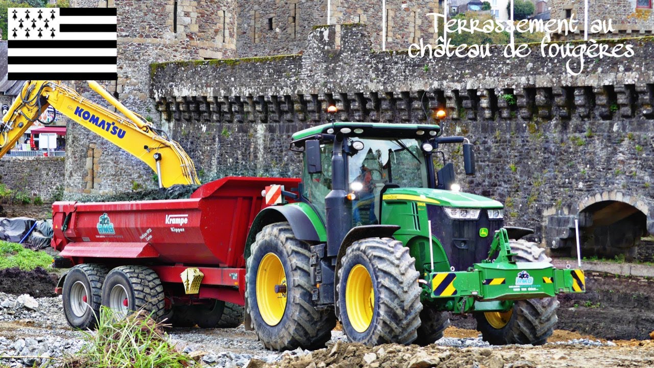 🤠🏰| CHANTIER DE TERRASSEMENT HORS DU COMMUN AU CHÂTEAU DE FOUGÈRES | 🏰🤠