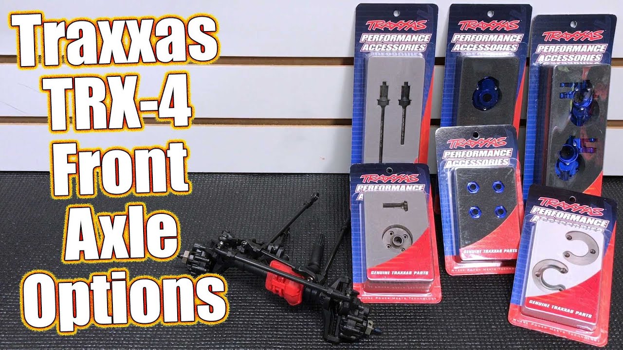 Front Axle Options Overview - Traxxas TRX-4 Sport Full Upgrade Project Truck Part 4 | RC Driver