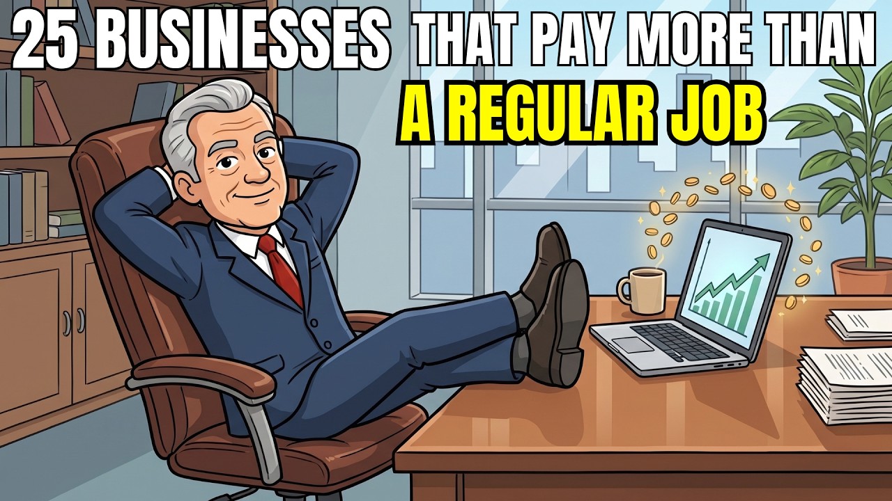 25 BORING BUSINESSES That Pay Better Than a Job in 2026