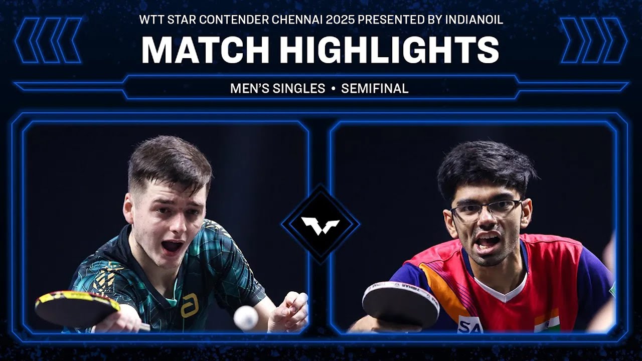 Thibault Poret vs Manav Thakkar | Match Highlights | #WTTChennai 2025
