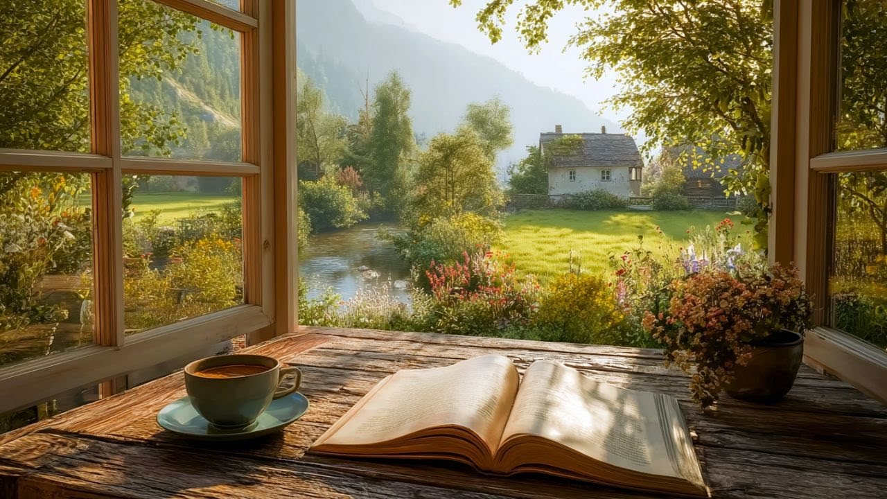 Open Window to Spring 🌸 Riverside ASMR with Birdsong and Nature Sounds for Total Relaxation
