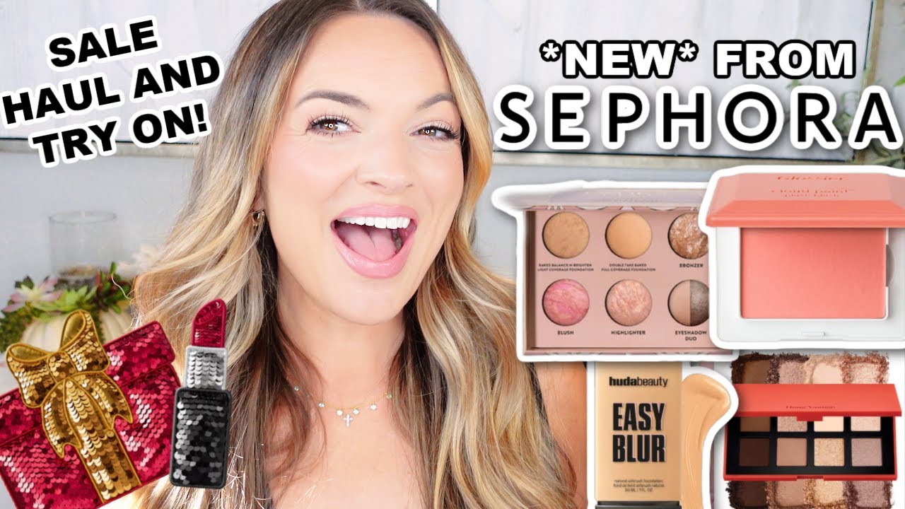GRWM: Использую всю косметику, купленную во время распродажи Sephora 💄 | Первые впечатления