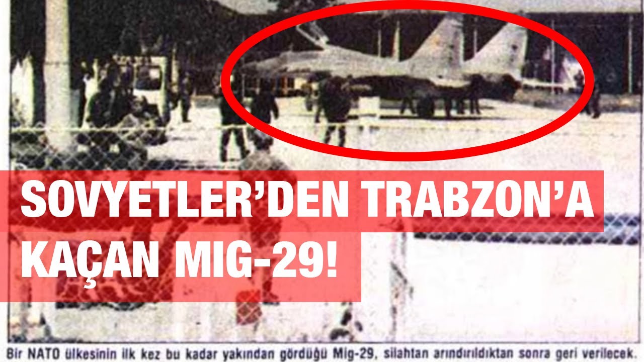 SOVYETLER'DEN KAÇIP TRABZON'A İNEN SAVAŞ JETİ!