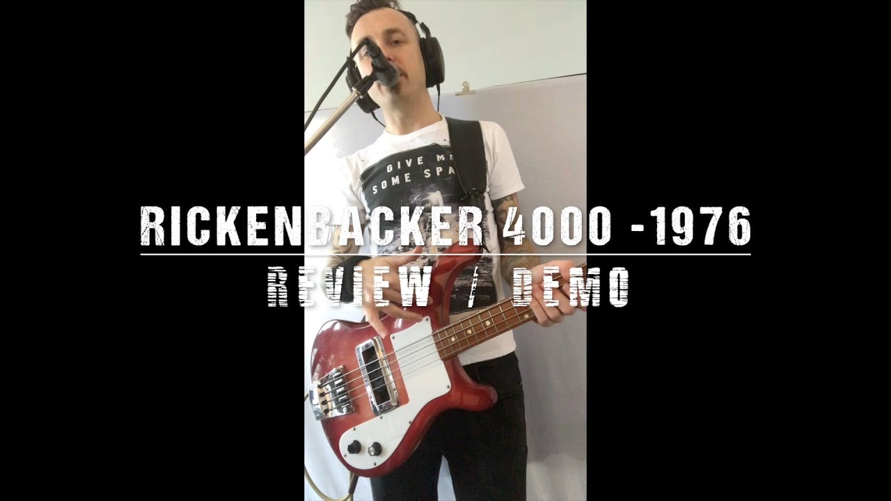 Rickenbacker 4000 - 1976 Review | Demo | Different Sound Options | Tone | Recording Tip | Short | HD