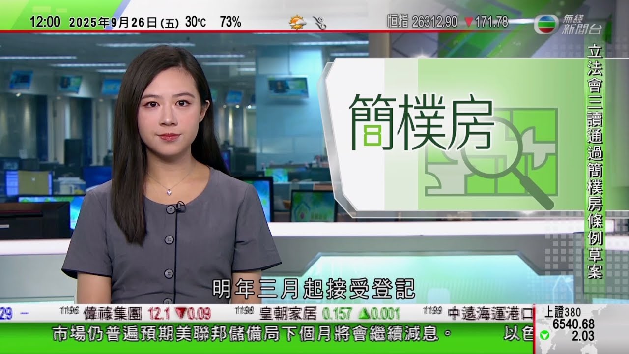 TVB午間新聞｜中國對美墨碧根果展開反傾銷調查｜美國次季經濟增長速度高過原先估計 市場料聯儲局下個月繼續減息｜四川國慶文旅訂單量急升 成都大熊貓基地料每日5.7萬人次到訪｜TVB News