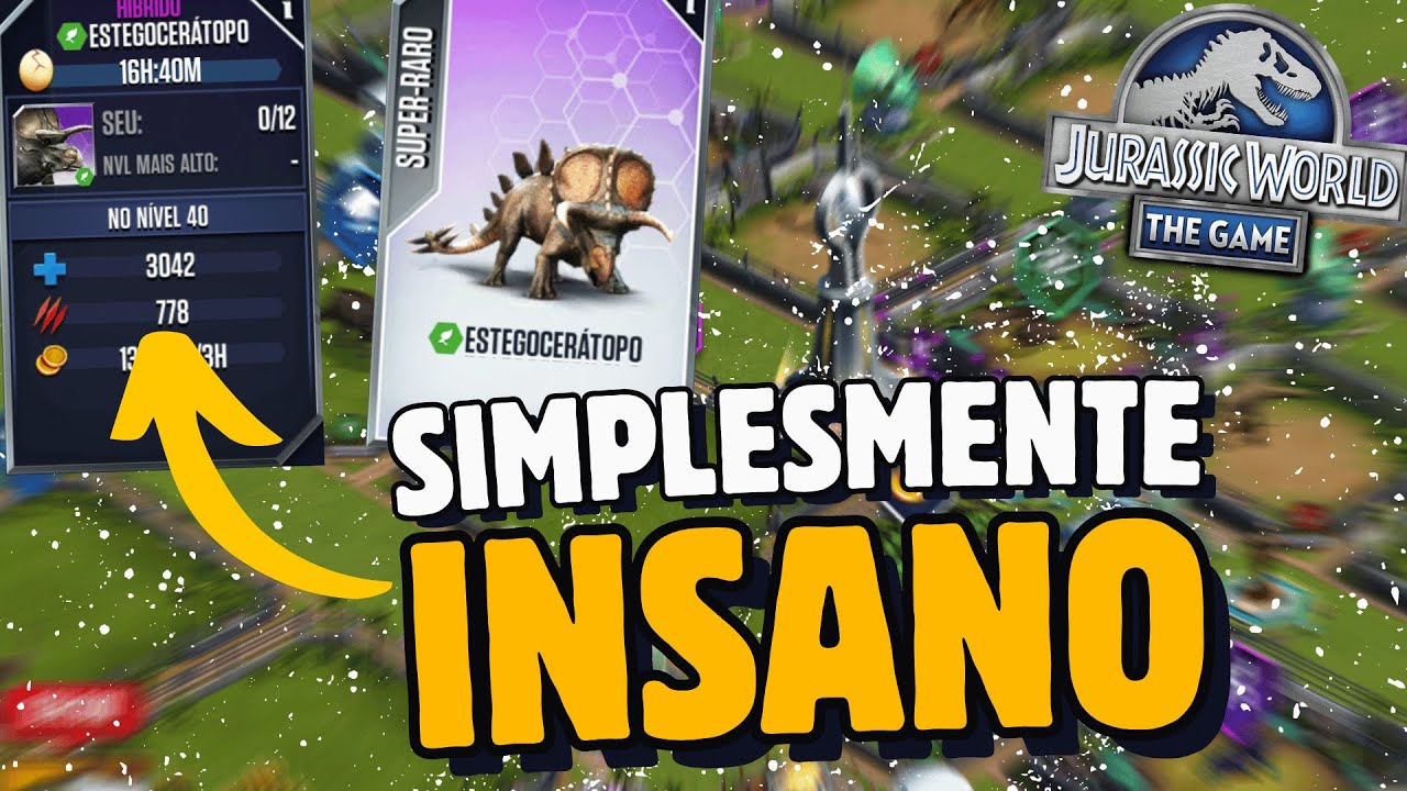 UM DOS MELHORES HIBRIDOS FACEIS DE FAZER E ABSURDO!!! .Jurassic World