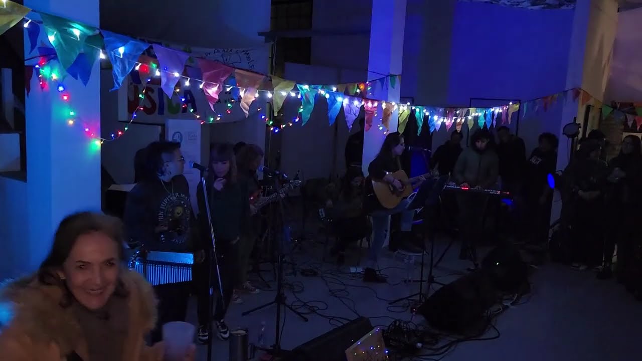 Show de Las Meteoritas en la tecnicatura de música popular y derechos humanos.