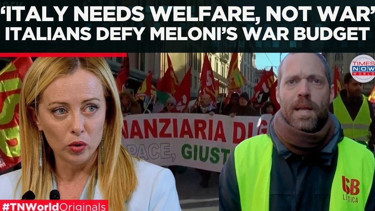 ITALIAN REVOLT AGAINST EU: Bologna Workers March Against Meloni&rsquo;s &ldquo;War Budget&rdquo; | Times Now World