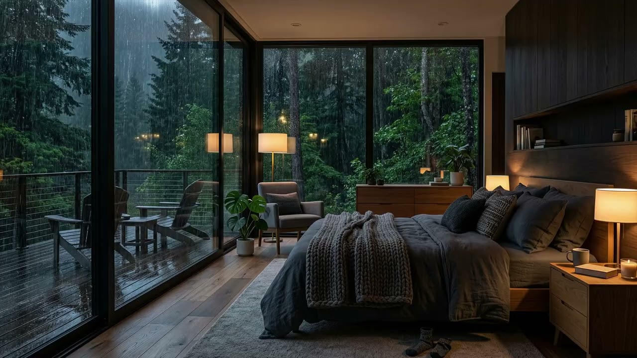 Deep Sleep Music & Rain Ambience for Mind and Body Relaxation