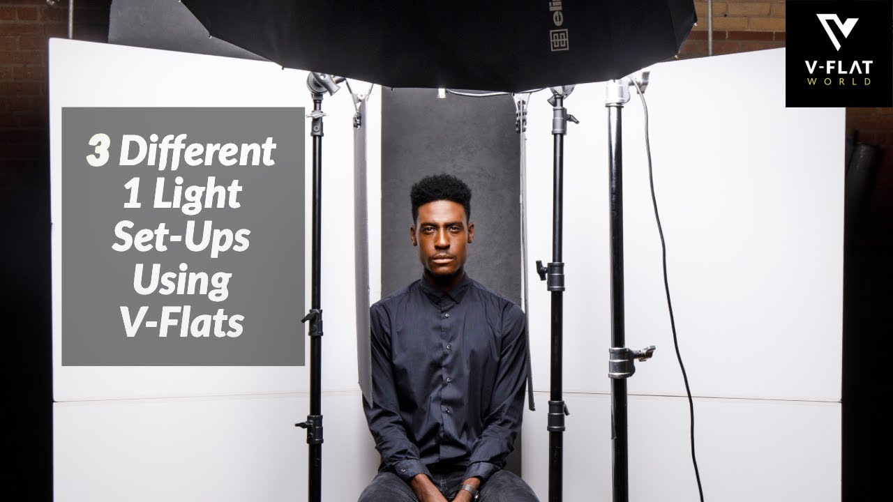 V-Flat World - 3 different 1 Light Set-Ups With John Gress