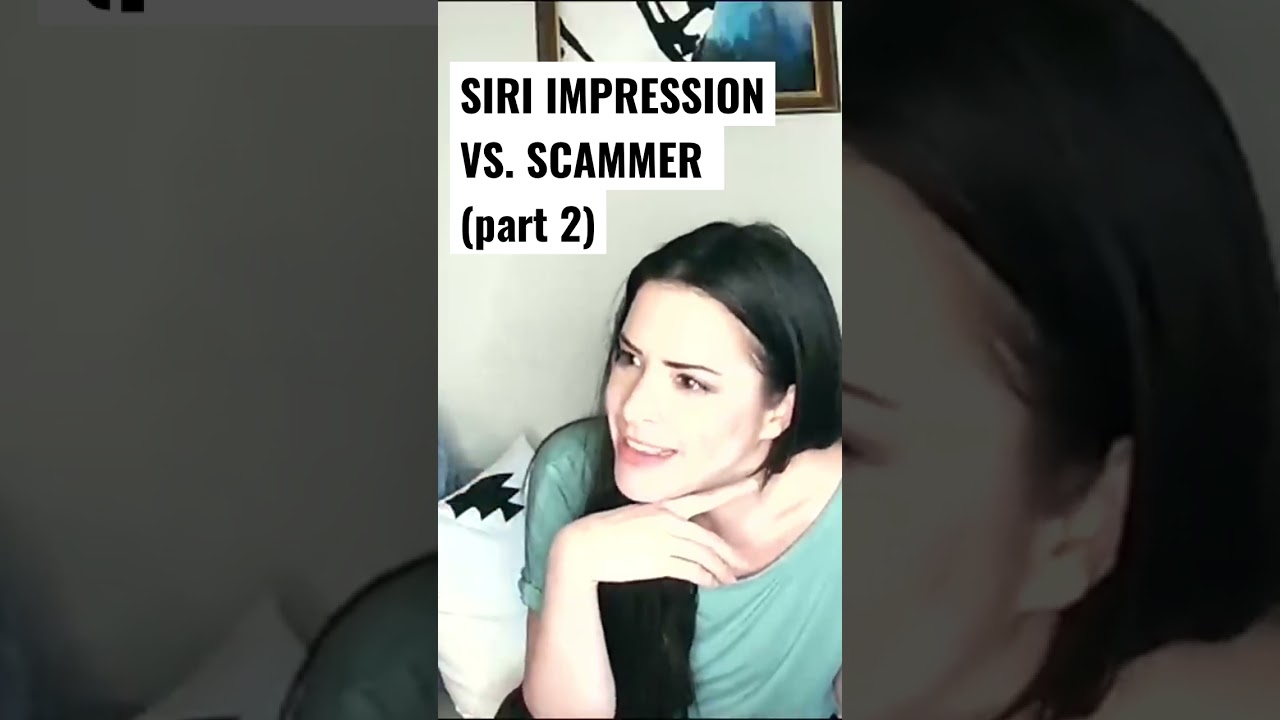 scammer cracks UP at my siri impression 🤣 #irlrosie