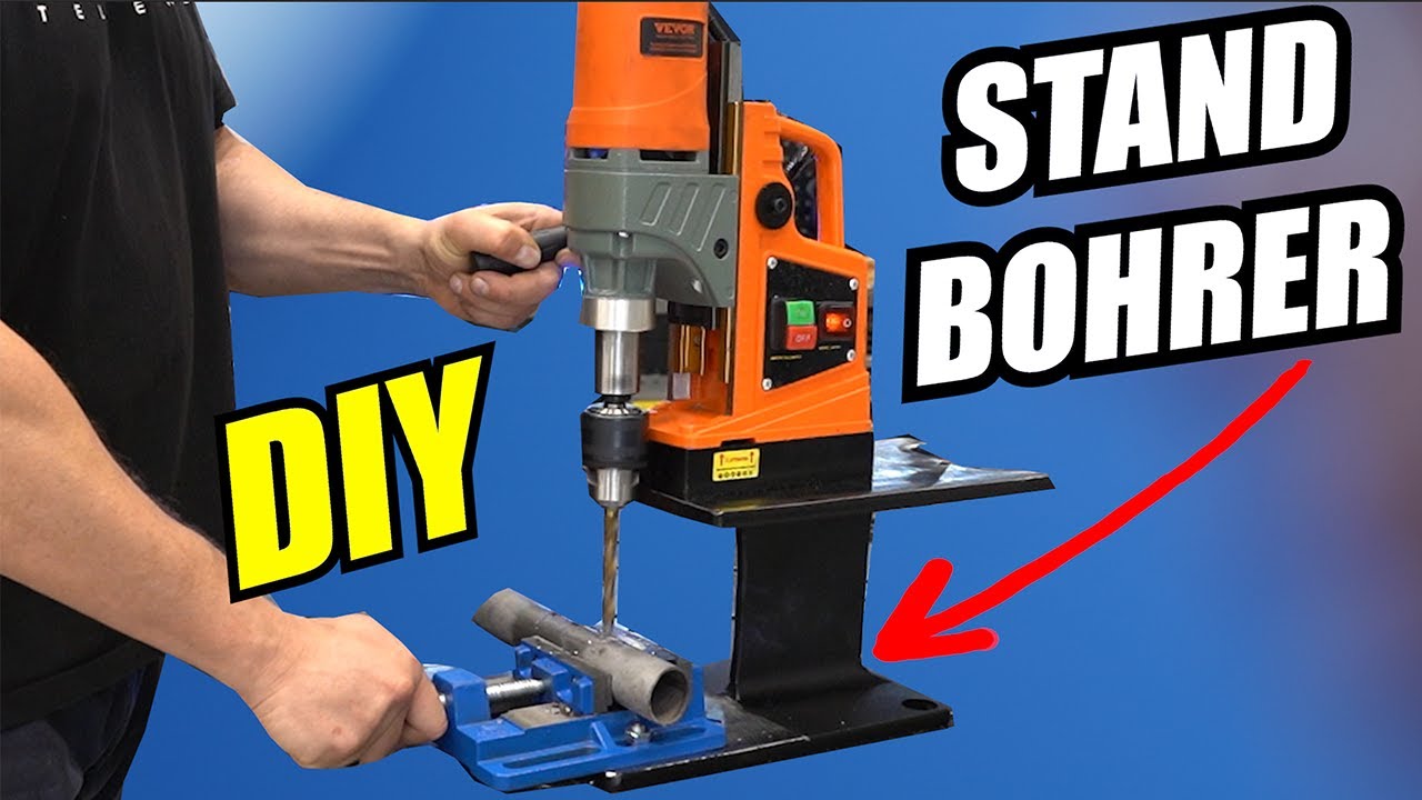MAGNETBOHRER HACK! So baust du eine MULTIFUNKTION Standbohrmaschine in Minuten.