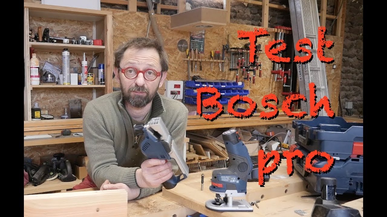 TEST BOSCH PRO AFFLEUREUSE ET RABOT 12 V présentation