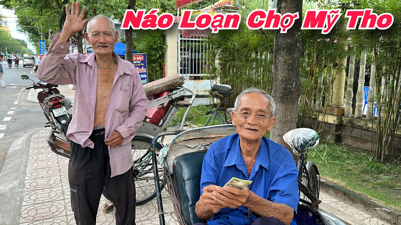 Náo Loạn Chợ Mỹ Tho Tiền Giang Rất Nhiều Người Khó Khăn Chạy Xe Vua Bán Vé Số | Khương Nhựt Minh