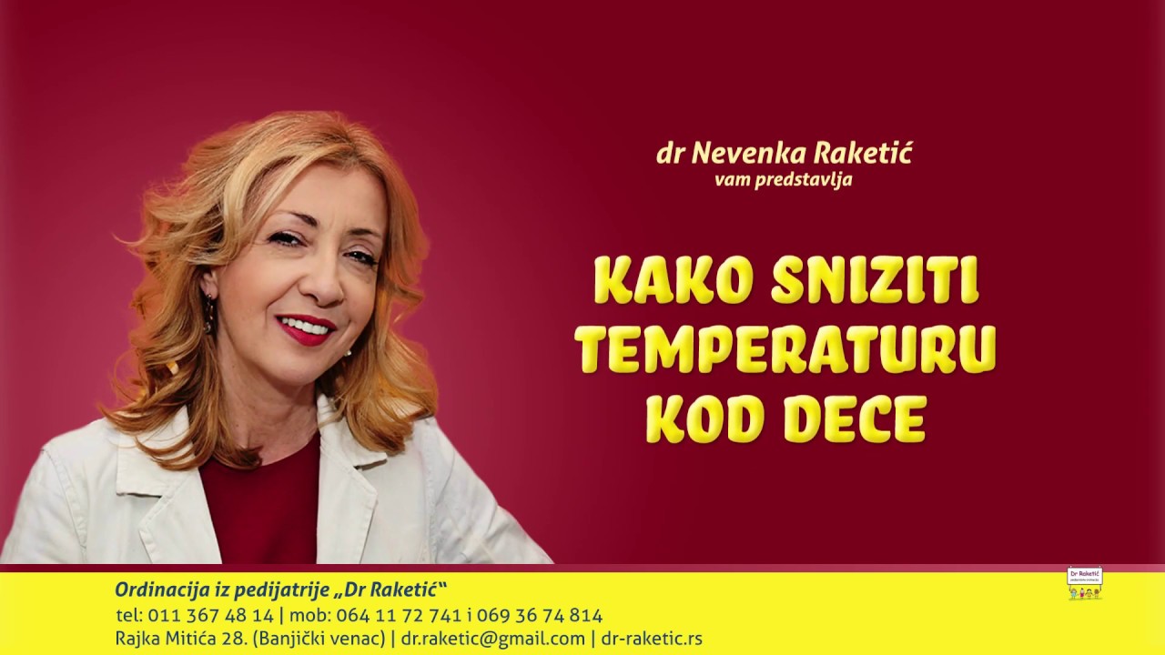 Pitajte pedijatra - Kako sniziti temperaturu kod dece