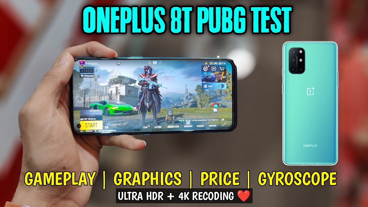 ONEPLUS 8T PUBG TEST | GAMEPLAY GRAPHICS TEST IN 2023