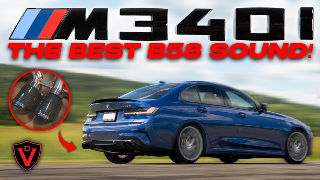THE WORLDS BEST SOUNDING B58?! BMW M340i Valvetronic Designs Exhaust + Free Flow Downpipes