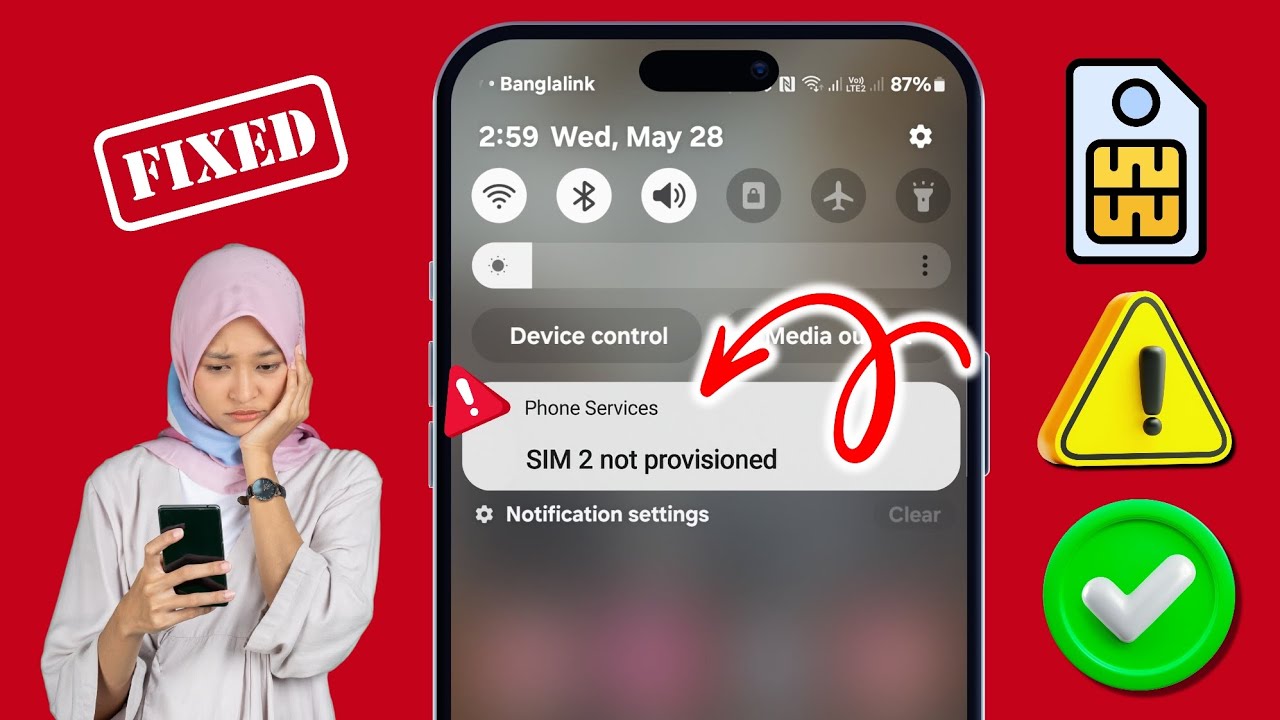 Comment résoudre le problème de carte SIM non provisionnée