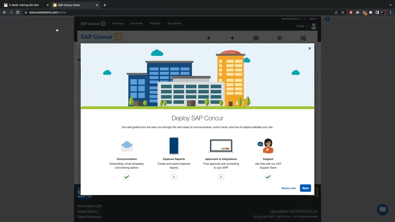 SAP Concur Expense Training Video