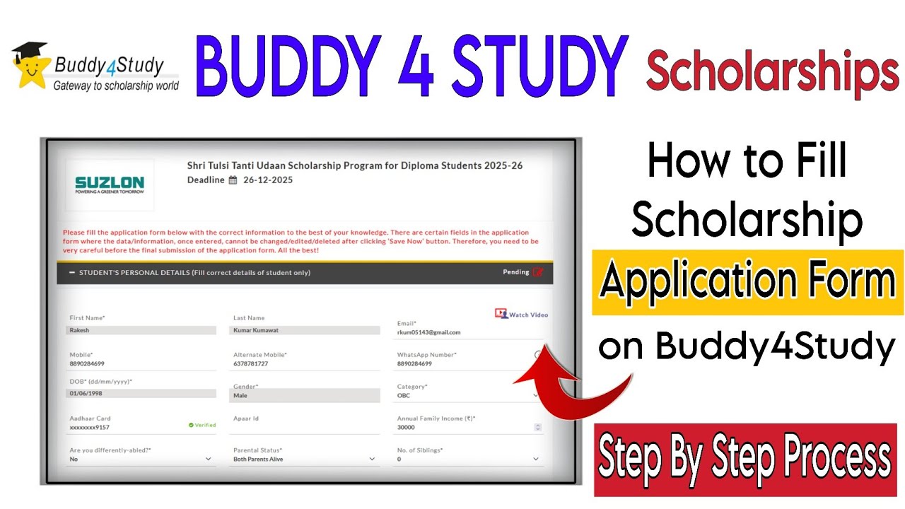 How to Fill Buddy4Study Form 2025: Step-by-Step Guide (Don't Make These Mistakes)