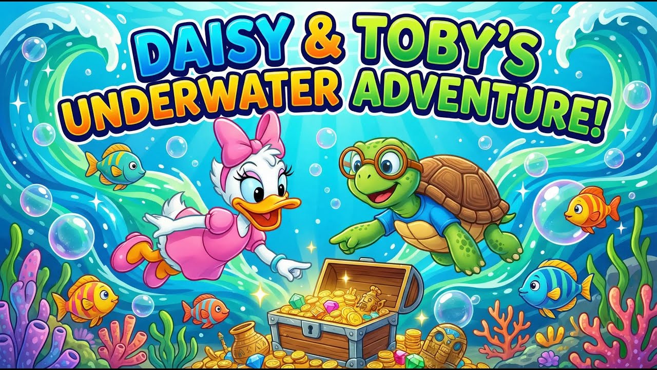 Daisy & Toby’s Underwater Adventure! 🦆🐢 | A Magical Story for Kids