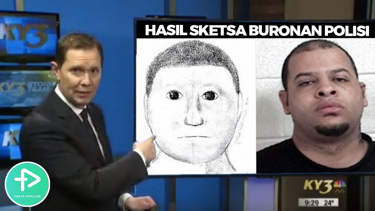 Begini Jadinya Ketika Polisi Buru-buru Membuat Sketsa Wajah Buronan