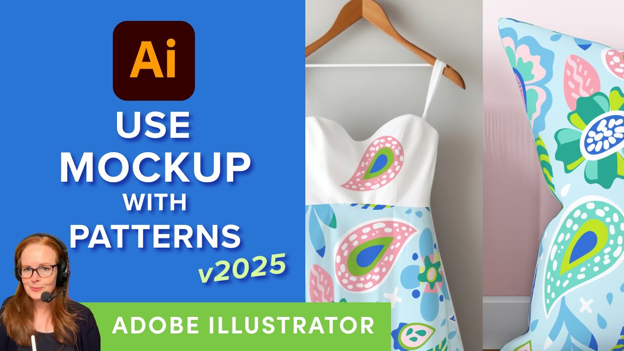 Как использовать макет с узорами в Illustrator