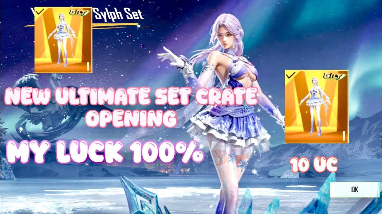 10 UC LUCK NEW ULTIMATE SET CRATE OPENING | BGMI